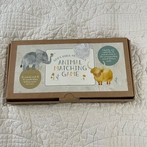 Gods Bible Proverbs Animal Matching Game -